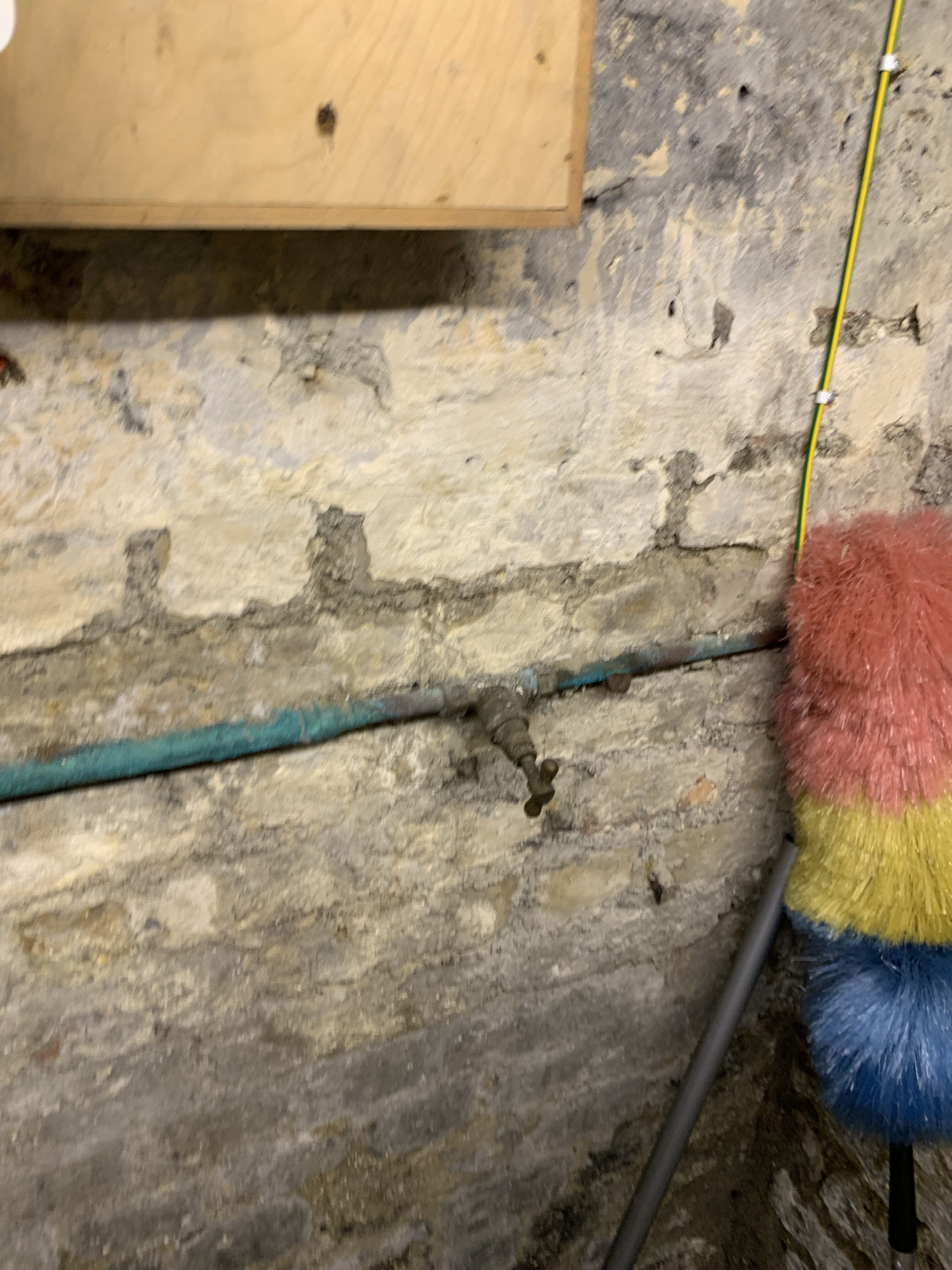 Aging water mains and seized stopcock